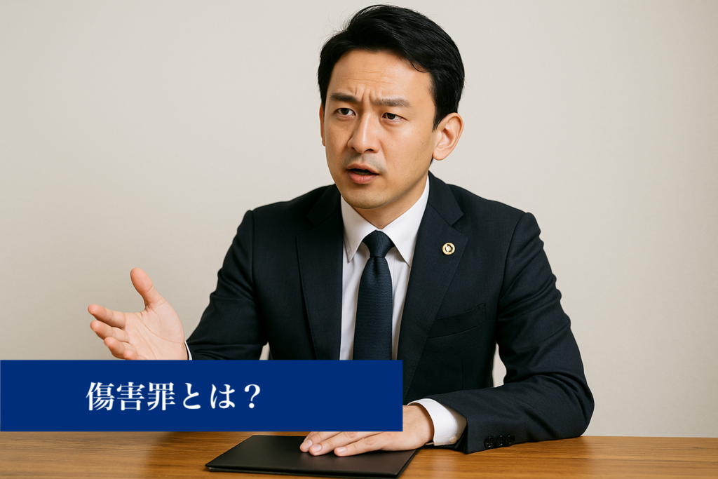 傷害罪とは?