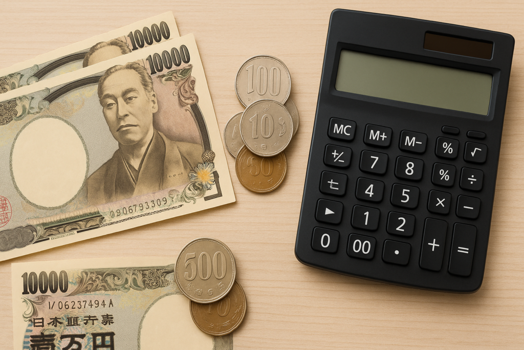 お金と電卓